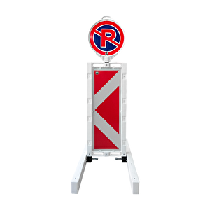 Katlanır Uyarı Levhalı Bariyer 420 X 1100 Mm
