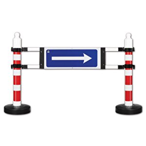 Dubalı Uyarı Levhalı Bariyer, Yön Levhası 1800 X 1200 Mm