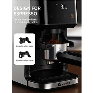 Di̇gi̇tal Espresso Kahve Deği̇rmeni̇ Ve Öğütücü Kd-g018