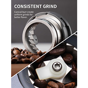 Vosco Di̇gi̇tal Espresso Kahve Deği̇rmeni̇ Ve Öğütücü Kd-g018