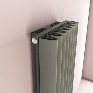 Punta 2025 Tasarım Yeni Nesil Alüminyum Dizayn Panel Radyatör En:37,5 Cm X Boy:180 Cm Antrasi̇t