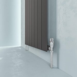 Teos 2025 Tasarım Yeni Nesil Dizayn Çelik Panel Radyatör En: 59.5 Cm X Boy:180 Cm Antrasi̇t