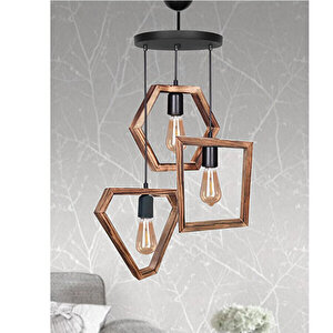 Evimdesign  Sort 3'lü Avize