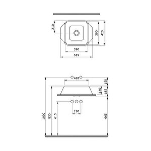 Firenze Çanak Lavabo Mat Yasemin