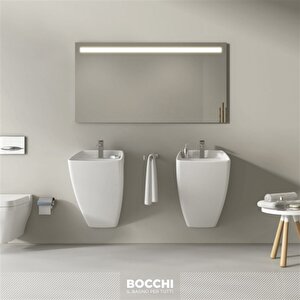 Bocchi Firenze Asma Monoblok Lavabo Parlak Beyaz