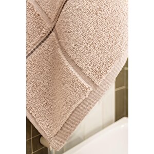 Kare Micro Cotton Banyo Havlusu 90x150cm Bej-90x150cm