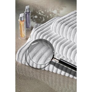 4 Adet Mitis Serisi Otel El Yüz Havlusu 50x90 250gr Beyaz