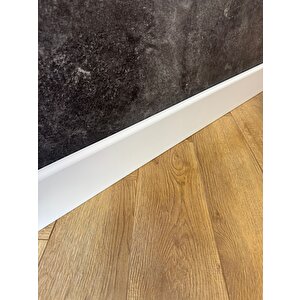 10 Cm Yalı Serisi T Model Lake Beyaz Pvc Süpürgelik