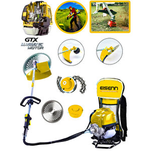 Yellow Pro Snox Technology Sırt Tipi 5,9 Hp Ot Çim Çalı Biçme Tırpanı
