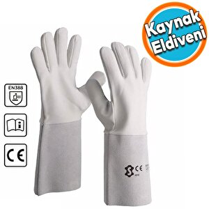 Argon Kaynak Eldiveni Deri Kaynakçı Koruyucu Eldiven No:11 (1 Çi̇ft)