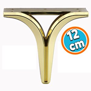 Mobilya Kanepe Sehpa Tv Ünitesi Çekyat Oturma Grubu Koltuk Ayağı Baza Ayak Altın 12 Cm