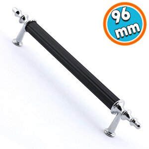 Mobilya Mutfak Dolabı Çekmece Dolap Kulpları Kapak Kulpu Kulbu Siyah 96 Mm Metal Kulp