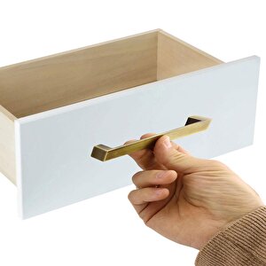 Mobilya Mutfak Dolabı Çekmece Dolap Kapak Kulpu Kulbu Antik Sarı 160 Mm Düz Metal Kulp