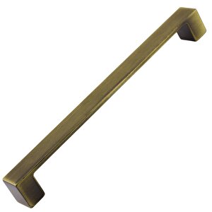 Mobilya Mutfak Dolabı Çekmece Dolap Kapak Kulpu Kulbu Antik Sarı 160 Mm Düz Metal Kulp