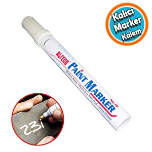 İşaretleme Markalama Kalemi Markör Kalıcı İşaretleyici Marker Beyaz Kalem Metal Plastik Cam Ahşap Yüzey