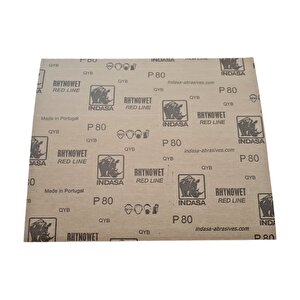 Indasa Rhynowet Red Line 80 Kum Zımpara | Hızlı Ve Kusursuz Zımparalama Deneyimi | 5 Adet