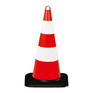 Eko Trafik Konisi 75 Cm Ağırlıklı - Reflektifli Trafik Dubası