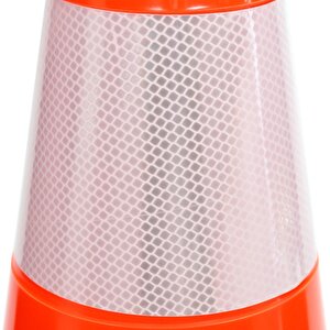 Pvc Trafik Konisi 75 Cm Çift Reflektifli Trafik Dubası