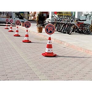 Park Yapılmaz Klasik Kedi Gözlü Ağırlıklı Trafik Koni Seti Trafik Dubası