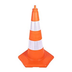 10 Adet Pvc Trafik Konisi 52 Cm Trafik Dubası