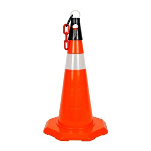 Pvc Trafik Konisi 52 Cm Tek Reflektifli Trafik Dubası