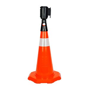 Pvc Trafik Konisi 52 Cm Tek Reflektifli Trafik Dubası