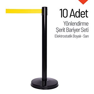 Yönlendirme Şerit Bariyer 10 Adet İndirimli Set