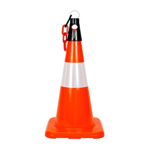 Pvc Trafik Konisi 50 Cm Reflektifli Trafik Dubası