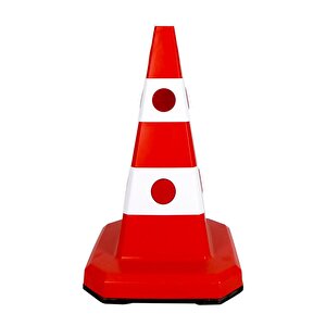 Girişi Olmayan Yol Levhalı Tek Taraf Baskı Ultra Kedi Gözlü Trafik Koni Seti Trafik Dubası