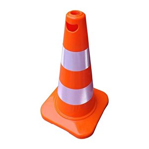 10 Adet Pvc Trafik Konisi 50 Cm Eko Trafik Dubası