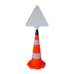 Pvc Trafik Konisi 70 Cm Çift Reflektifli Trafik Dubası