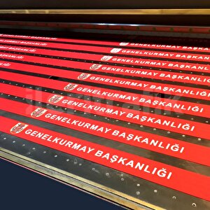 Şerit Bariyer Logo Baskısı