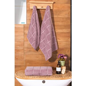 Karemicro Cotton Banyo Havlusu 70x140cm Gül Kurusu-70x140cm