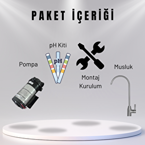 Biohidrogen B12 Multi Max Ph 9 Su Arıtma Cihazı / Pompalı