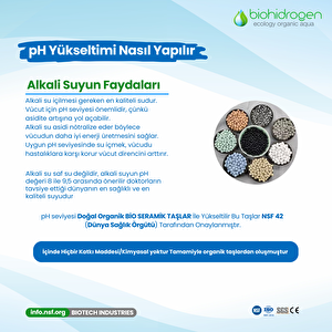 Biohidrogen Çinko & Bakır Mineralli Su Arıtma Cihazı / Pompalı