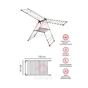 Harbinger Mm-127 Powerboard Ütü Masası Alüminyum Kurutmalık Set