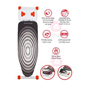 Harbinger Mm-127 Powerboard Ütü Masası Alüminyum Kurutmalık Set