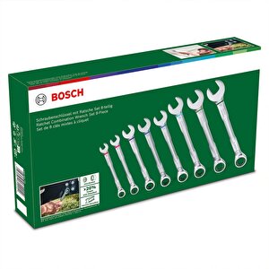 Cırcır Kombine Anahtar Seti 8 Parça - 1600a027ps