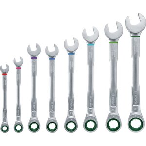 Bosch Cırcır Kombine Anahtar Seti 8 Parça - 1600a027ps