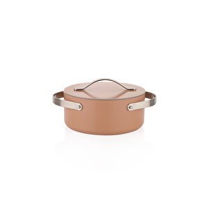 Schafer Moonlight Seramik Tencere Seti 7 Parça-rosegold