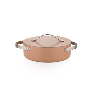 Schafer Moonlight Seramik Tencere Seti 7 Parça-rosegold