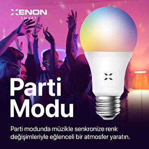 Xenon Smart Wi-Fi LED Akıllı RGB Ampul (3 Adet)