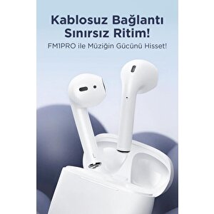 Torima Fm1pro Beyaz Wireless Bluetooth Kulaklık