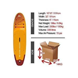 Fusion Şişme Isup Stand-up Paddle Board 330cm