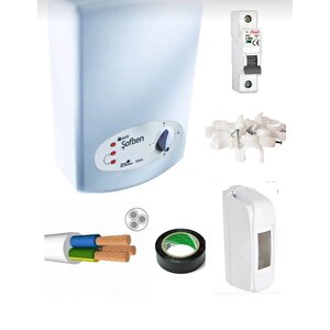 İhlas Aura 105a5 Banyo Şofbeni 7mt Kablo Dahıl Tam Takım Set
