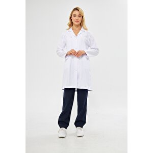 İş Önlüğü Alpaka Bayan Beyaz 2XL