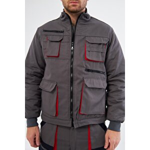 Gri Harman Karışımı Ceket 3XL