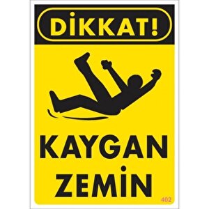 Pvc Levha Quot;kaygan Zeminquot; 25x35 Cm