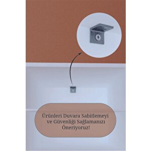 8 Raflı 2 Kapaklı 16r Çok Amaçlı Dolap