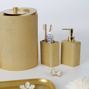 Linen Banyo Seti Altın
